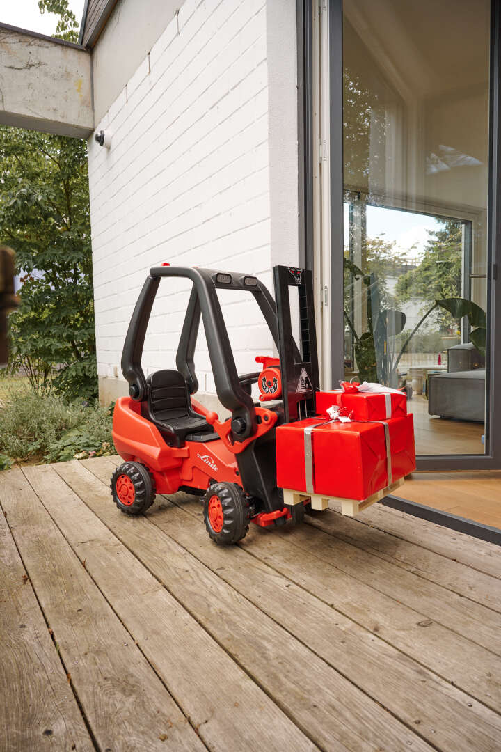 BIG Kinder-Gabelstapler Linde 394